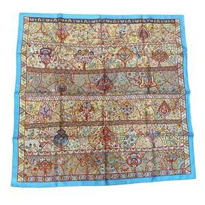 HERMES Authentic Black Scarf